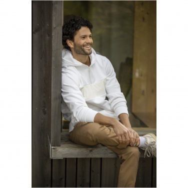 Logo trade promotional merchandise picture of: Sayan men's half zip anorak hooded sweater