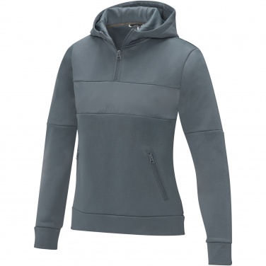 Logotrade promotional merchandise photo of: Sayan women's half zip anorak hooded sweater