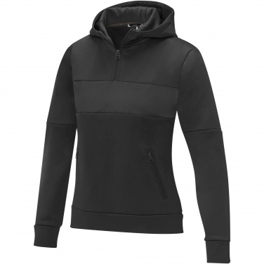Logotrade promotional giveaways photo of: Sayan women's half zip anorak hooded sweater
