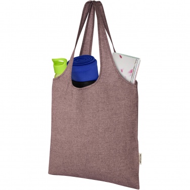 Logotrade promotional item picture of: Pheebs 150 g/m² recycled cotton trendy tote bag 7L