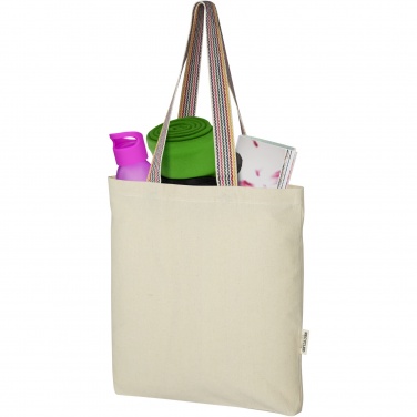 Logotrade business gifts photo of: Rainbow 180 g/m² recycled cotton tote bag 5L