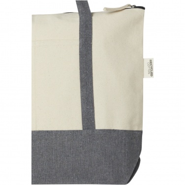 Logotrade promotional products photo of: Repose 320 g/m² recycled cotton zippered tote bag 10L