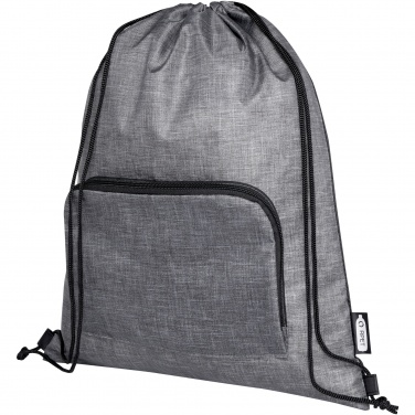 Logotrade promotional gift image of: Ash recycled foldable drawstring bag 7L
