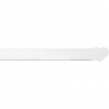 Logo trade promotional merchandise image of: Tait 30cm heart-shaped recycled plastic ruler
