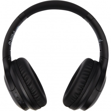 Logo trade promotional merchandise photo of: Loop recycled plastic Bluetooth® headphones