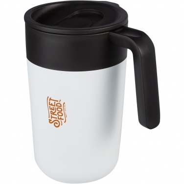 Logo trade business gift photo of: Nordia 400 ml double-wall recycled mug