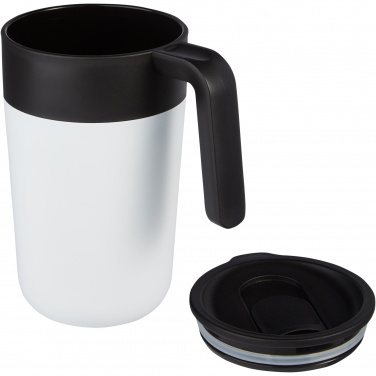 Logo trade corporate gift photo of: Nordia 400 ml double-wall recycled mug