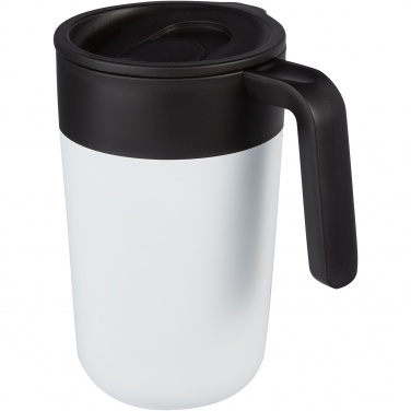 Logo trade corporate gifts picture of: Nordia 400 ml double-wall recycled mug