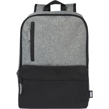 Logotrade business gift image of: Reclaim 15" GRS recycled two-tone laptop backpack 14L