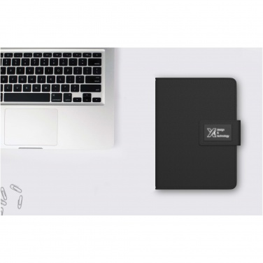 Logo trade corporate gifts picture of: SCX.design O16 A5 light-up notebook power bank
