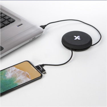Logo trade promotional item photo of: SCX.design C18 3-in-1 travel light-up cable