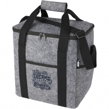 Logo trade advertising product photo of: Felta GRS recycled felt bottle cooler bag 21L
