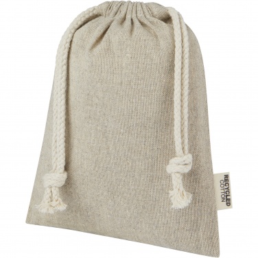 Logo trade advertising products image of: Pheebs 150 g/m² GRS recycled cotton gift bag small 0.5L