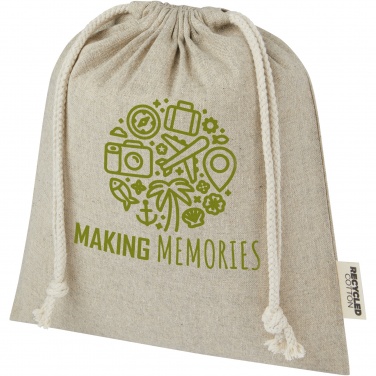 Logo trade promotional gifts image of: Pheebs 150 g/m² GRS recycled cotton gift bag medium 1.5L