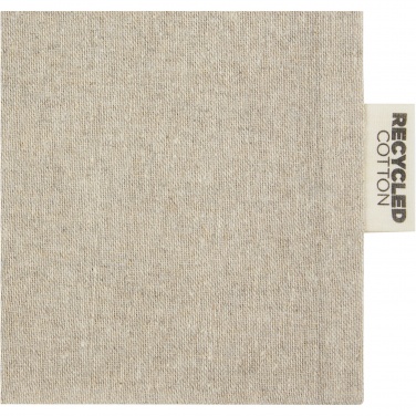 Logo trade business gifts image of: Pheebs 150 g/m² GRS recycled cotton gift bag large 4L
