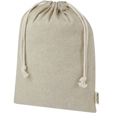 Logotrade promotional merchandise image of: Pheebs 150 g/m² GRS recycled cotton gift bag large 4L