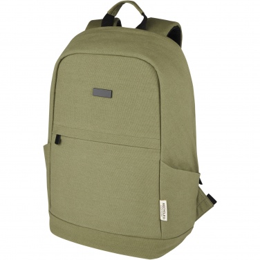 Logotrade promotional giveaway image of: Joey 15.6" GRS recycled canvas anti-theft laptop backpack 18L