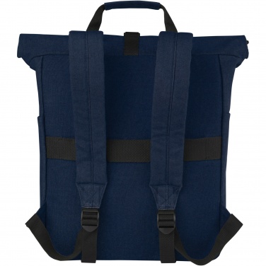 Logotrade promotional giveaways photo of: Joey 15” GRS recycled canvas rolltop laptop backpack 15L