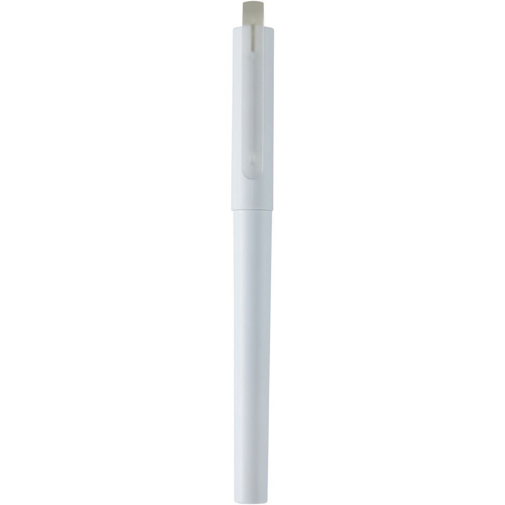 Logo trade advertising products picture of: Mauna recycled PET gel rollerball pen