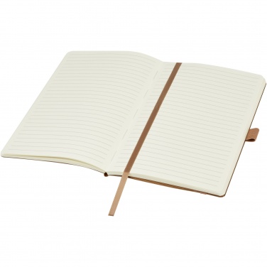 Logo trade advertising products image of: Kilau recycled leather notebook 