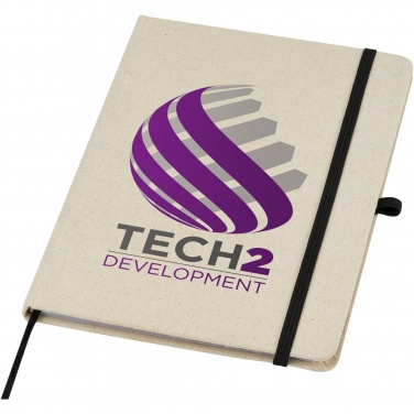 Logotrade advertising product image of: Tutico organic cotton hardcover notebook