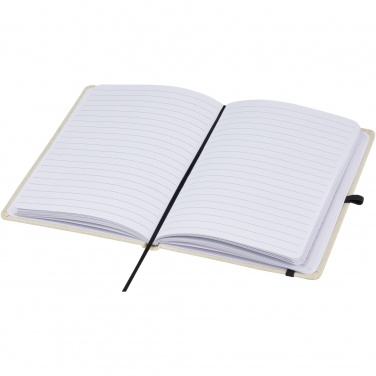 Logo trade promotional gift photo of: Tutico organic cotton hardcover notebook