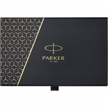Logotrade business gift image of: Parker IM achromatic ballpoint and rollerball pen set with gift box