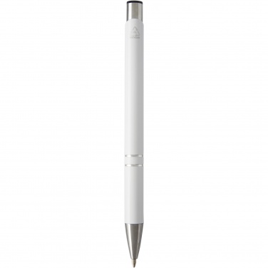 Logo trade business gifts image of: Moneta recycled aluminium ballpoint pen