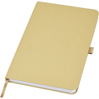 Logo trade promotional products picture of: Fabianna crush paper hard cover notebook