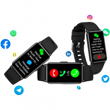 Logotrade promotional product image of: Prixton AT806 multisport smartband with GPS
