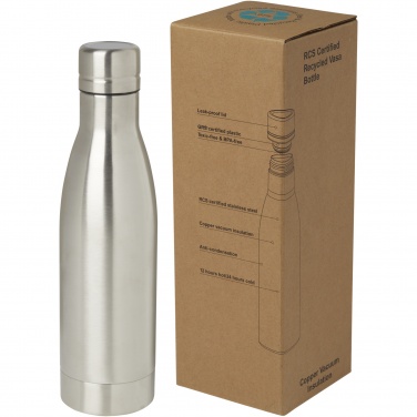 Logotrade promotional merchandise picture of: Vasa 500 ml RCS certified recycled stainless steel copper vacuum insulated bottle