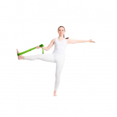 Logo trade promotional giveaways picture of: Virabha RPET yoga strap