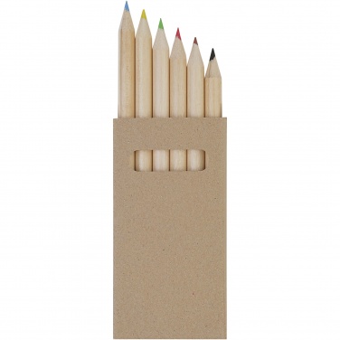 Logotrade promotional giveaways photo of: Artemaa 6-piece pencil colouring set