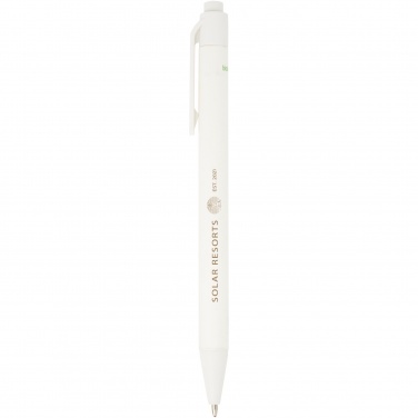 Logo trade promotional gift photo of: Chartik monochromatic recycled paper ballpoint pen with matte finish