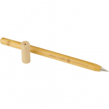 Logo trade promotional gifts image of: Perie bamboo inkless pen