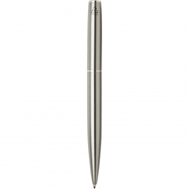 Logo trade promotional giveaways picture of: Didimis recycled stainless steel ballpoint and rollerball pen set