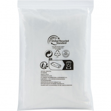 Logotrade promotional merchandise image of: Mayan recycled plastic disposable rain poncho with storage pouch