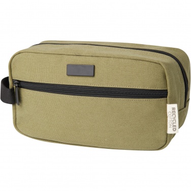 Logotrade corporate gift image of: Joey GRS recycled canvas travel accessory pouch bag 3.5L