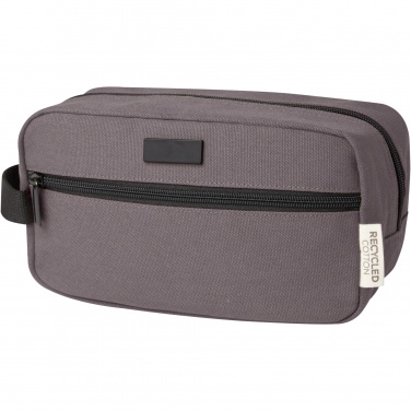 Logo trade promotional giveaways image of: Joey GRS recycled canvas travel accessory pouch bag 3.5L