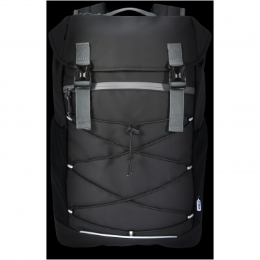 Logo trade corporate gifts picture of: Aqua 15.6" GRS recycled water resistant laptop backpack 23L