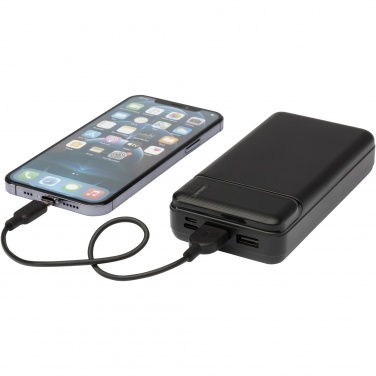 Logotrade promotional item image of: Loop 20.000 mAh recycled plastic power bank 