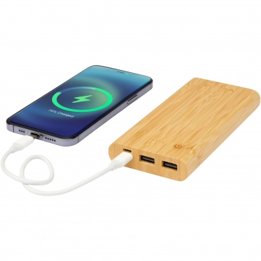 Logotrade advertising product image of: Tulda 10.000 mAh bamboo power bank
