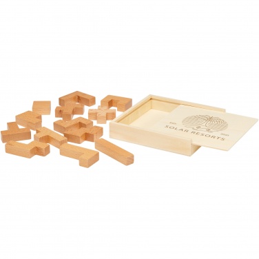 Logotrade promotional gift image of: Bark wooden puzzle