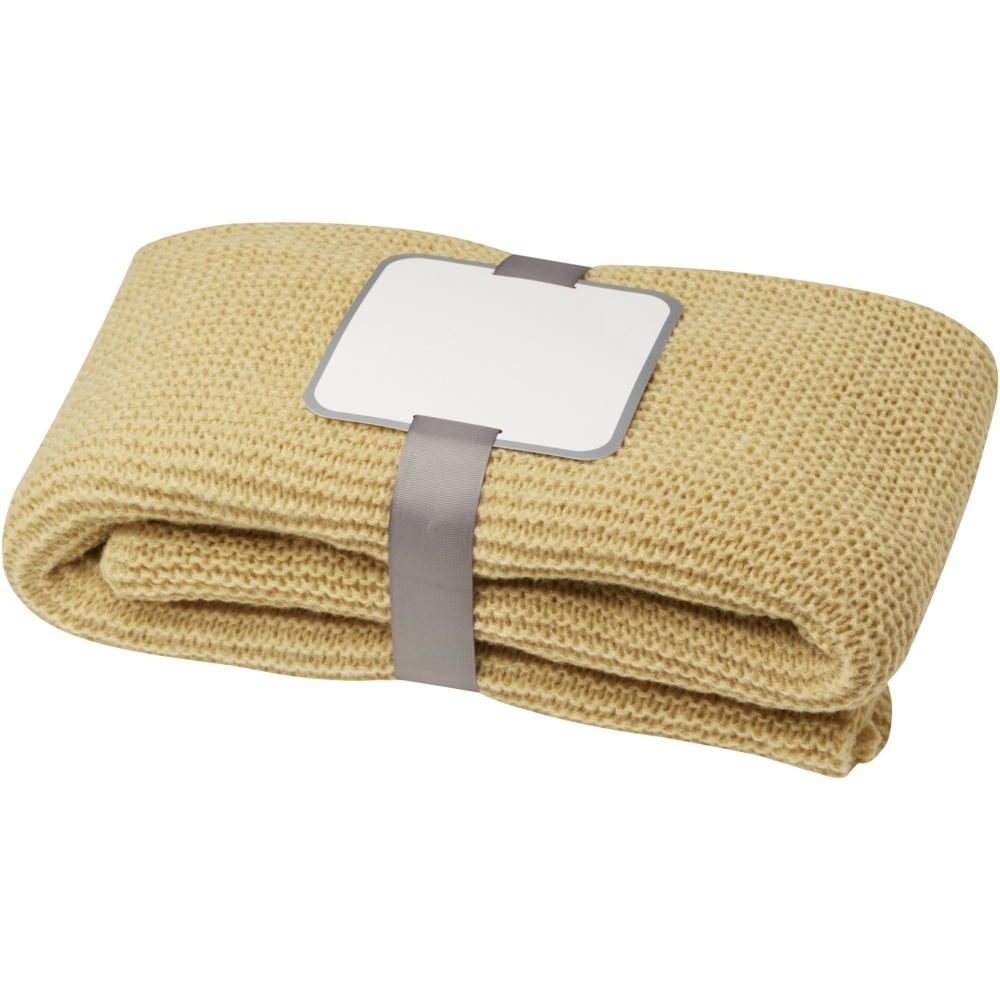 Logotrade corporate gifts photo of: Suzy 150 x 120 cm GRS polyester knitted blanket