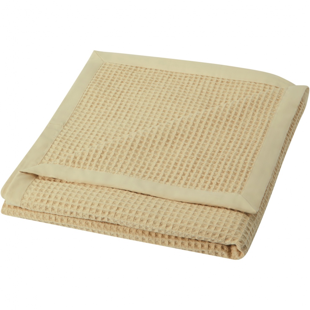 Logotrade promotional merchandise photo of: Abele 150 x 140 cm cotton waffle blanket