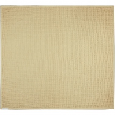 Logo trade promotional item photo of: Abele 150 x 140 cm cotton waffle blanket