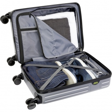 Logo trade promotional gift photo of: Rover 20" GRS recycled cabin trolley 40L