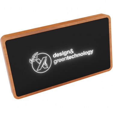 Logo trade advertising products image of: SCX.design P36 5000 mAh light-up wireless power bank