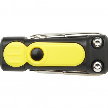 Logo trade promotional merchandise picture of: Octo 8-in-1 RCS recycled plastic screwdriver set with torch