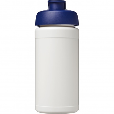 Logo trade advertising products image of: Baseline 500 ml recycled sport bottle with flip lid